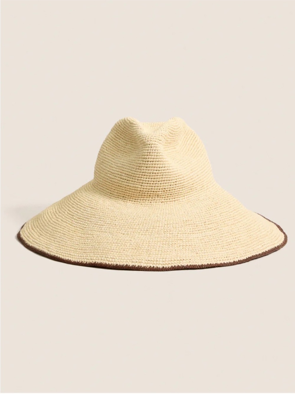 Janessa Leone Waverly Hat in Beach/Walnut - Picture 4 of 9